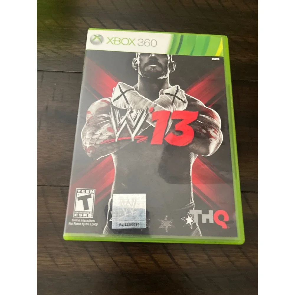WWE 13 Xbox 360 Game THQ CM Punk Attitude Era Wrestling Video Game CIB